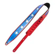 Levy's x Jodi Head Icon Series 2.5" Leather Guitar Strap - The Daredevil