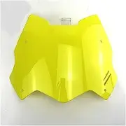 Vuzmode Windscreen Spoiler, for TMAX 530 2017-2019, for TMAX 560 2020-2022 Motorcycle Windshield Windscreen Deflector Fairing Cover Windscreen Windshield Motorcycle Windshield(Yellow)