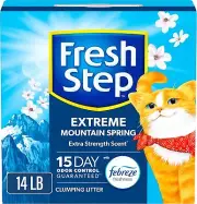 Fresh Step Extreme Clumping Litter With Febreze Freshness, Mountain Spring Scent