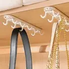 Hanger Holder Rack Clothes Coat Cupboard Hat Home Kitchen Office Towel