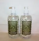 Crabtree & Evelyn Olive Oil Hand Wash with Pump 16.9 Fl. Oz. Each X2