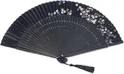 Labymos Silks Bone Fan Chinese Hundred Folding Fan Bamboo Bone Hand Fan Chinese Hand Fan