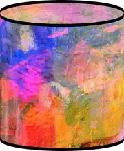 10.00 Inch Table Lamp Shade - Afternoon Sunlight Canvas Desk Lampshade (Spide...