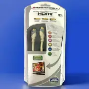 Monster Cable HDMI High Speed Definition Performance 12 Foot White Cable Sealed