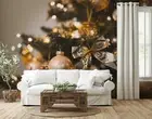3D Christmas Tree Self-adhesive Removeable Wallpaper Wall Mural