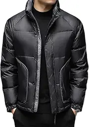 [Generic] Winter Coat Men Warm Down Jackets Thick Windproof Parka Black Gray Outwear Plus Size Streetwear