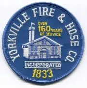 NEW YORK - Yorkville Fire & Hose Co. Dept. - [ Shoulder Patch ]