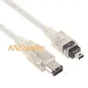 10M 30ft Firewire IEEE 1394 6P to 4P Cable 6-4 HDD Digital Camcorder PC MAC DV