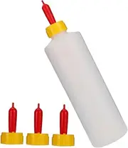 BAZEITFLOW Reusable Small Animal Feeding Bottle Goat Milk Bottle Pacifiers for Lamb Calf Goat