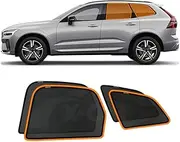 X-CAR Port Rear Window Sun Shade for Volvo XC60 2017-Onwards Magnetic Car Sun Blind Mesh