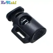 Cord Lock Cylinder Barrel Toggle Stopper Plastic Black 26.5mm*18mm*10mm