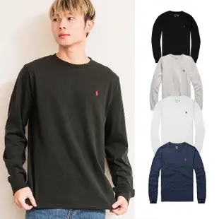 【RALPH LAUREN】POLO Ralph Lauren 小馬 青年版 圓領長袖 長袖上衣 現貨 男女可穿 情侶裝(秋冬新品)