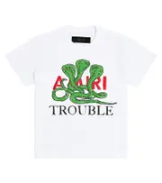 [Amiri Kids] Amiri Kids Logo cotton T-shirt Y 12 white