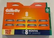 GILLETTE FUSION BLADES - 8 CARTRIDGE PACK - BEST BUY EBAY