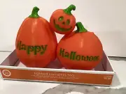 Rare Vintage Halloween Talking Jack O Lantern Light Up Motion Activated