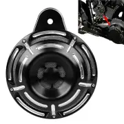 110dB Black Horn Speaker Cover Fit For Harley Touring Heritage Softail Sportster