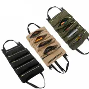 Super Big Canvas Tool Roll Large Organizer Bag for Wrench