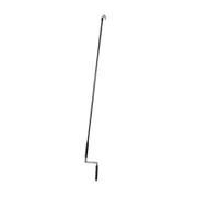 RV Awning Crank Handle 48" Manual Crank Handle for Patio Retractable Awnings Black 1.22 m