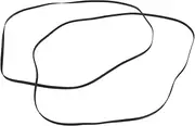 JOINPAYA 2pcs Record Player Belt Replacement Rubber Turntable Belt for Phonograph Turntable Accessories