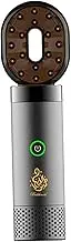 Electric Aroma Diffuser Electronic Incense Burner with Hair Comb Handheld Fragrance Censer Arabic Incense Holder for Household Car Outdoor, Grey