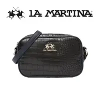 在飛比找蝦皮商城優惠-LA MARTINA 頂級 鱷魚紋 皮革 肩背包 LMBA0