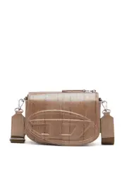 [Diesel] Diesel - 1DR-Camera bag in eel-effect leather - Crossbody Bags - Unisex - Brown UNI Brown