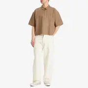 Honor The Gift Textured Knit Zip Polo
