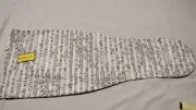 Medium 1/4 - 1/2 Violin Dust Cover Bag By Baba NWT White With Musical Notes
