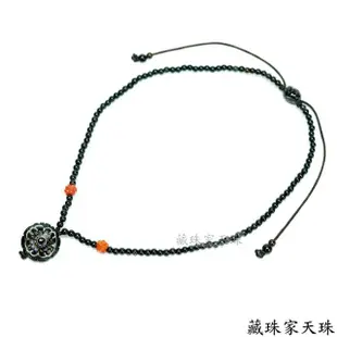 【藏珠家】精品23mm財咒天眼+十字金剛杵天珠項鍊