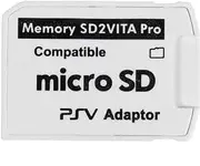 CABLEPELADO Sd2Vita Version 6.0 for PS Vita TF Memory Card for Psvita, Game PSV 1000/2000, Adapter 3.65 System, Micro-R15
