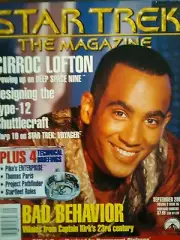 STAR TREK THE MAGAZINE CIRROC LOFTON SEPTEMBER 2001 PARAMOUNT PICTURES TV