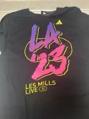 Adidas Orginals T Shirt Mens Medium Black LA 23 Graphic