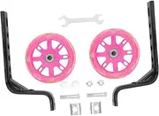 KICHOUSE Training Wheel Bicycle Boys and Girls Balance Bike 16 Wheels Mute Glowing Safety Stabilizer