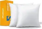 OTOSTAR Pack of 2 Throw Pillow Inserts, 20 x 20 Square Cushion Inner Soft Fluffy