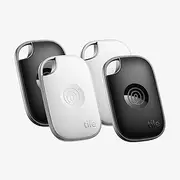 [Tile] by Life360 Pro (2024) - Powerful Bluetooth Tracker, Key Finder and Item Locator for Keys Bags, and More. Both iOS and Android Compatible. Phone Finder. 4-Pack (Black/White)