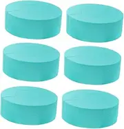 VICASKY 6Pcs Curling Hair Sponge Ring Heat Hair Curling Tool for Safe Styling Soft Flexible Sponge Material