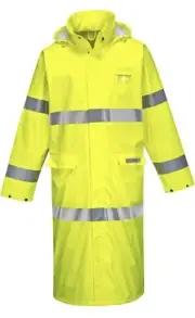 Portwest FR44 Sealtex Flame Resistant Hi-Vis Work Coat in Waterproof 50Inch ANSI