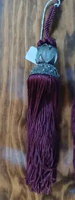 11” Burgundy Decretive Tassel - NWT