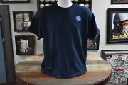 Howling Wolf Clothing embroidered USA Wolf on left chest Navy Blue SZ-XL