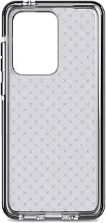 tech21 Evo Check for Samsung Galaxy S20 Ultra 5G Phone Case - Hygienically Clean Germ Fighting Antimicrobial Properties with 12ft Drop Protection, Black, Clear