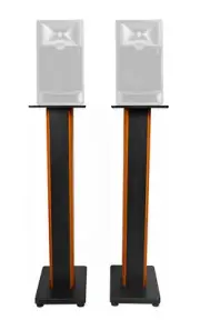 Rockville 36” Studio Monitor Speaker Stands For JBL 708P Monitors