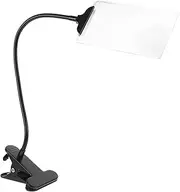 VERDANVERSE Hands Portable Magnifying Tool with Flexible Stand Large Reading Magnifier for Crafts Laptop Screens and Close Work Lightweight and Practical Design for Seniors
