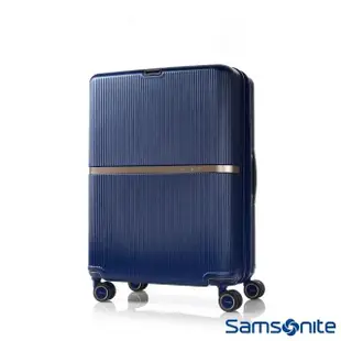 【Samsonite 新秀麗】25吋MINTER可擴充防盜拉鍊PC前掛釦TSA避震飛機輪托運行李箱(多色可選)