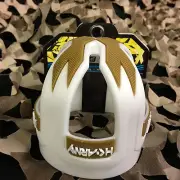 NEW HK Army VICE Paintball Tank Grip Butt Cover 2.0 - White/Gold