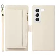 Anti-drop Phone Case For Samsung Galaxy S23+ Detachable Litchi Texture Zipper Wallet Cover Stand