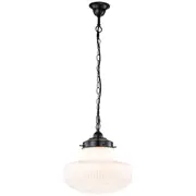 Art Deco Preston Lighting Period Pendants Lights Black Chain Retro