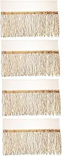 NUOBESTY Pcs Dance Skirts Tassel Trim Fringe Tassel Decoration Elegant Women's Costume Accessory