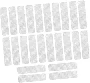 COHEALI 25Pcs Adhesive Fly Window Screen Repair Mesh Self Adhesive Patch for Window Door Tent Easy to Cut Durable Insect Control for Mending Rips