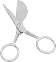 Mini Portable Carpet Scissors, Stainless Steel Tufting Carpet Shears, Duckbill Hairball Trimming Cutter Tools, for Decal Work, Rug Making, General Arts, Crafts (Silver)