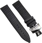 [SCNCADEEMT] 21 23mm Waterproof Rubber Watchband Compatible With Chopard Tyre Texture Silicone Watch Strap Black Men Women Tape Wrist Bracelet Logo On watch band